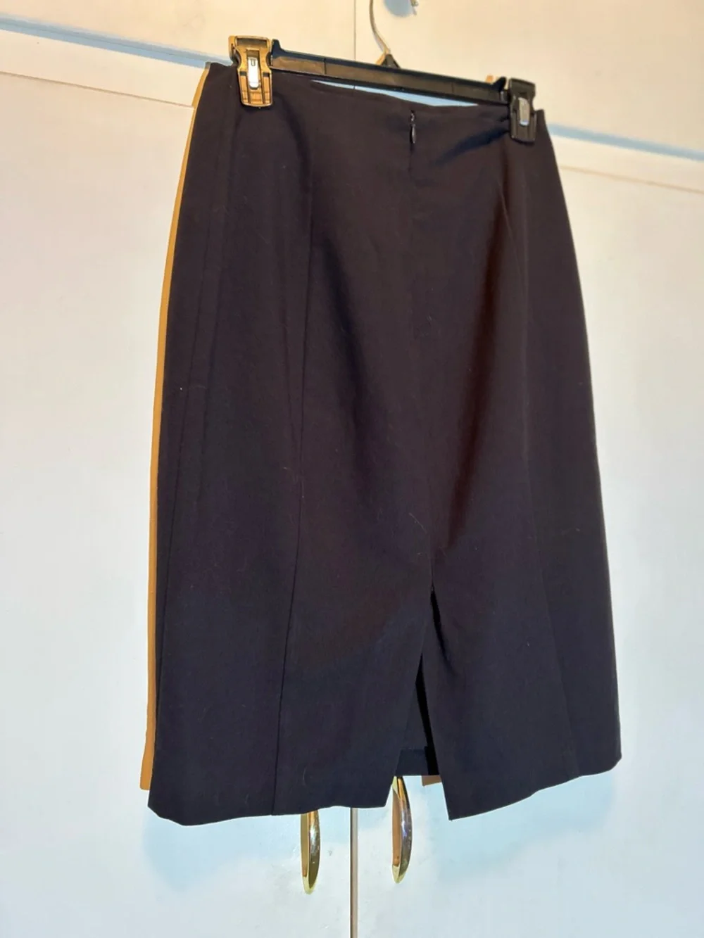Worthington Black Pencil Skirt With Center Back Slit